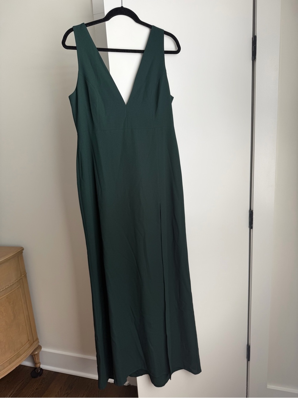 Park & Fifth Forest Green V-Neck Maxi Dress